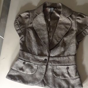 Short sleeve dress coat